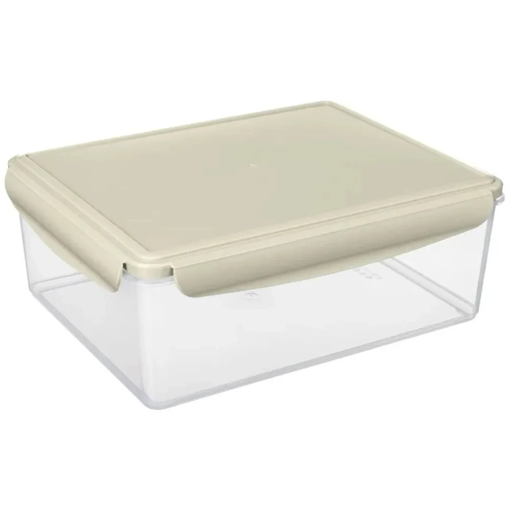 Контейнер для продуктов 5,4л «Smart lock» прямоугольный светло-серый 433116730