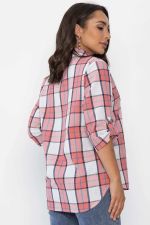 Рубашка Аланта (бело-розовая) Б14036-18М LT Collection