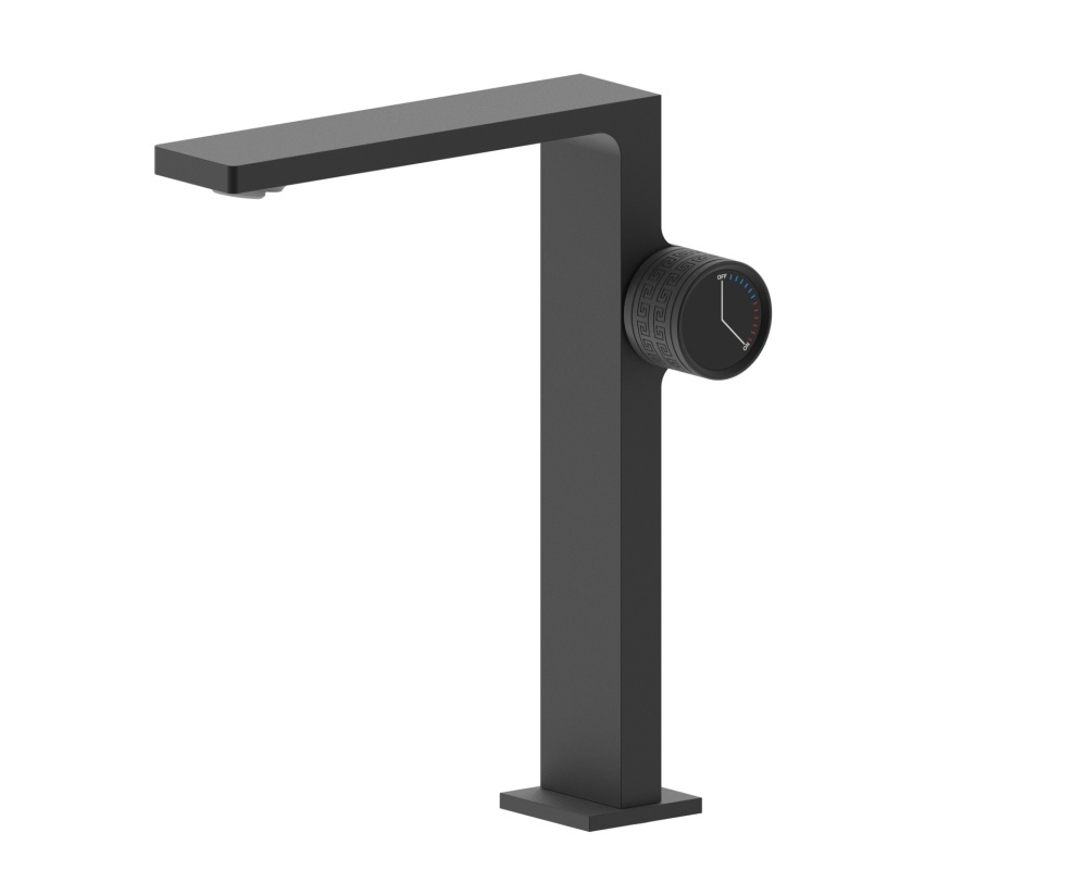 323512-C Смеситель од. для раковины-чаши (ЧЕРНЫЙ) ViEiR (10/1шт)