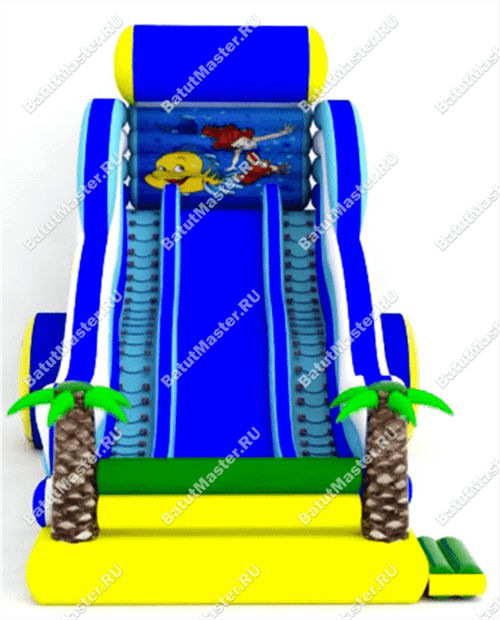 Надувной батут "Водопад Игуасу" 12*7*10 м