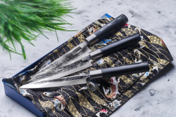 Нож кухонный Накири, гвоздичное масло и салфетка 17.1см Samura Super 5