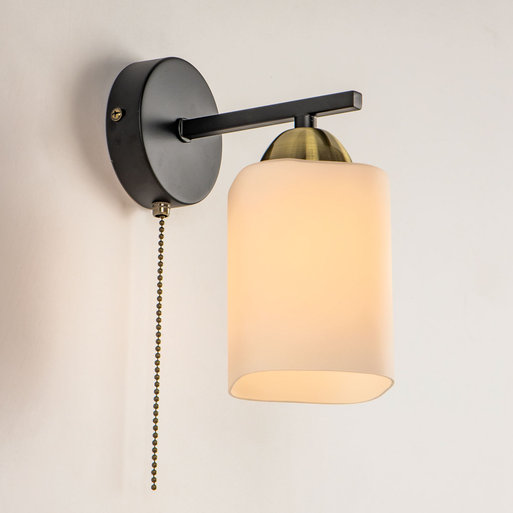 Citilux Генри CL130415 Бра с выключателем Чёрное