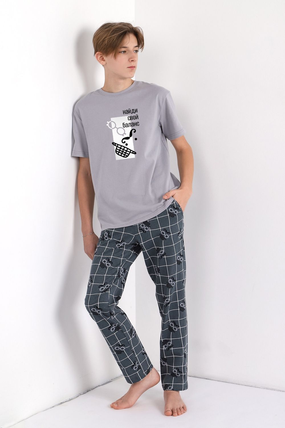 Костюм для мальчика Чарли-1 Виотекс СВЕТЛО-СЕРЫЙ