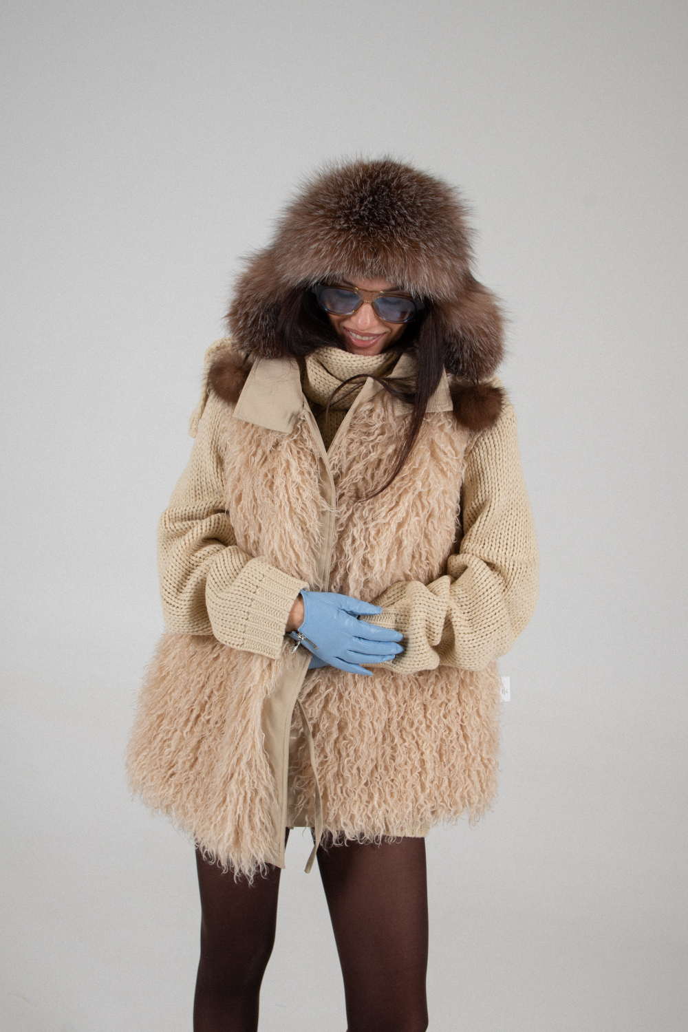 Жилет с мехом RIKKY