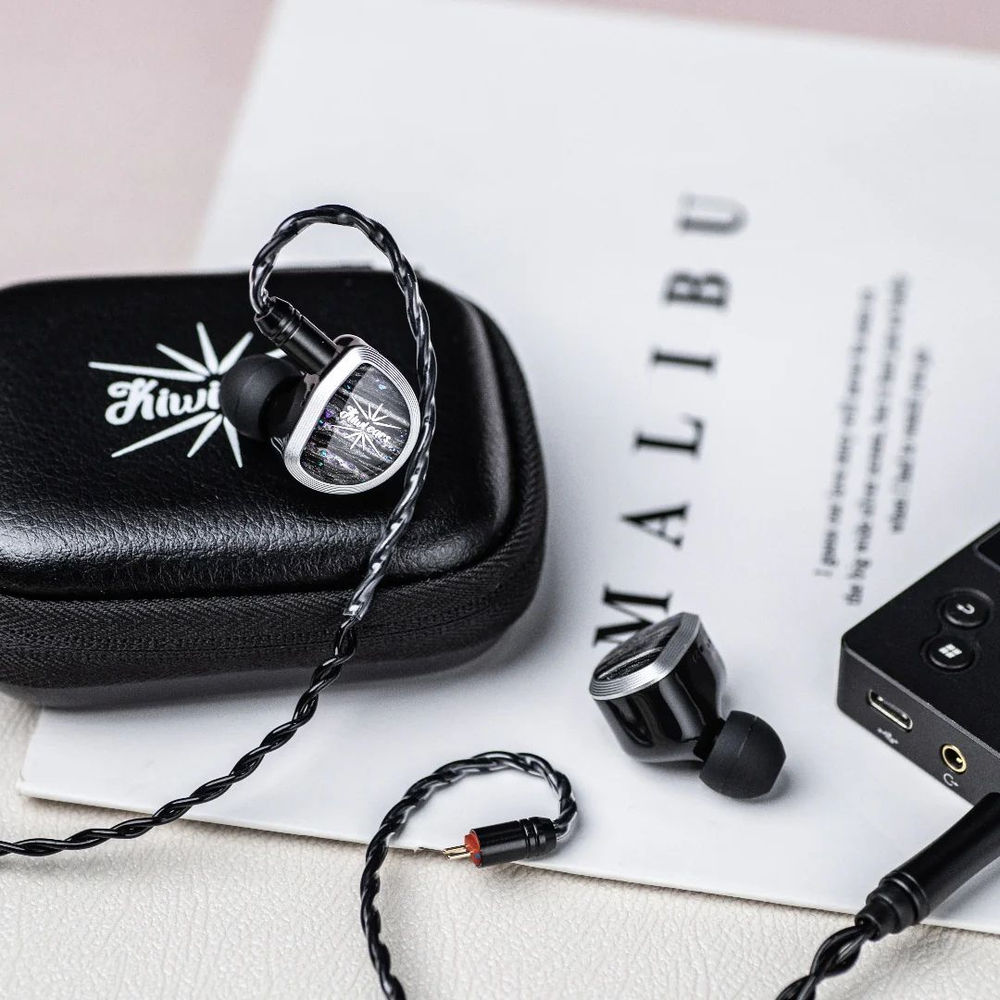Наушники проводные Kiwi Ears Airoso, внутриканальные, гибридные, без микрофона, 3.5 мм