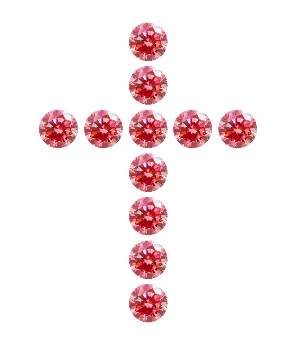 Сет под колье-крест №9