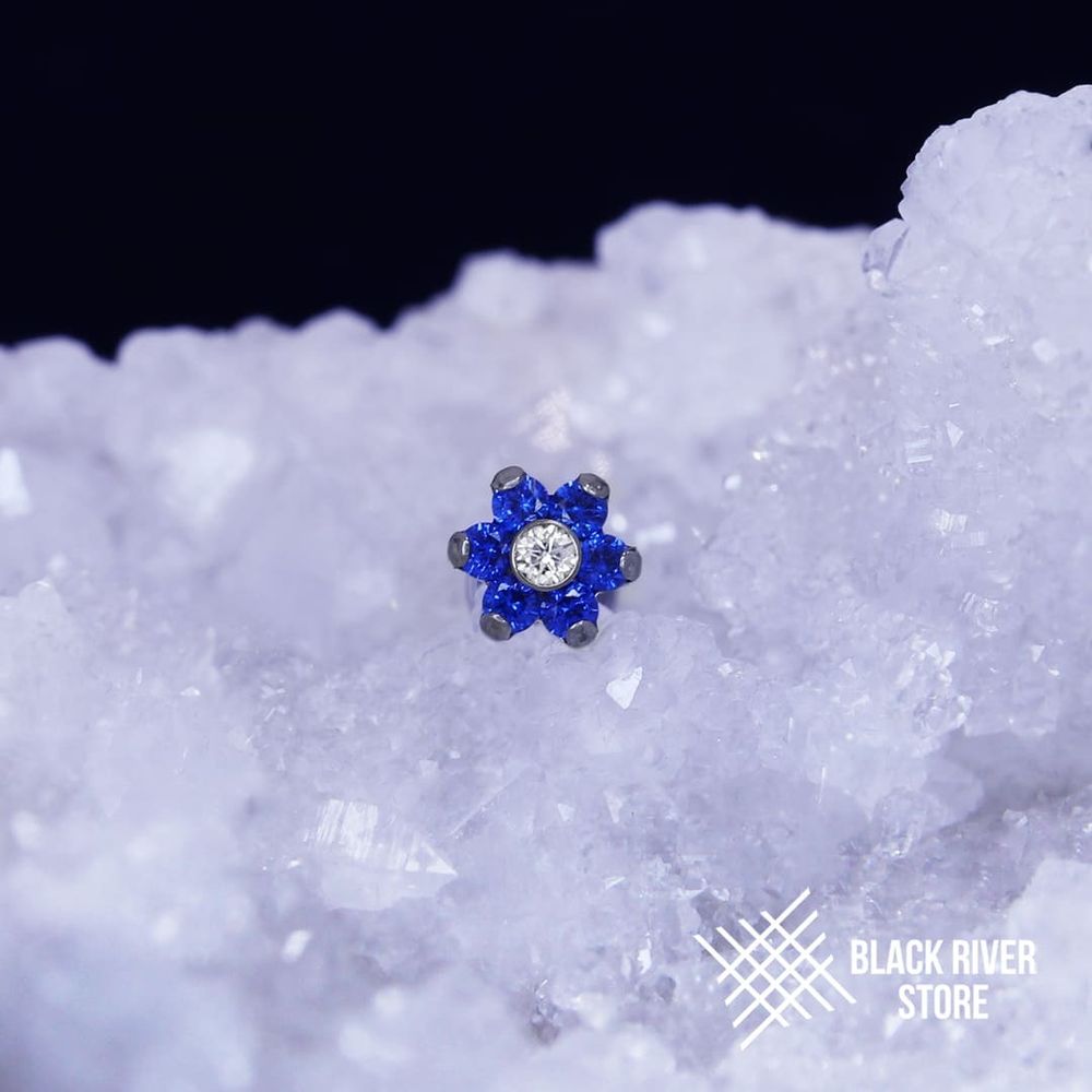 Flower SJ 687 Crystal/Blue