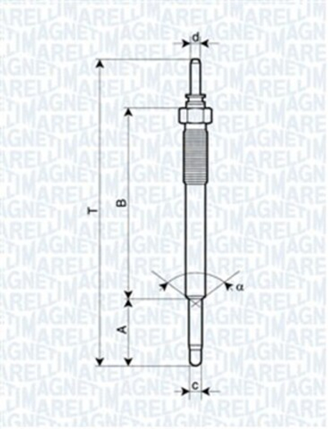MAGNETI MARELLI - 062900074304-MAN - Glow Plug