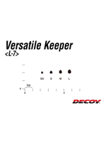 Резиновый стопор Decoy L-7 Versatile Keeper #SS (в упаковке 20 штук)
