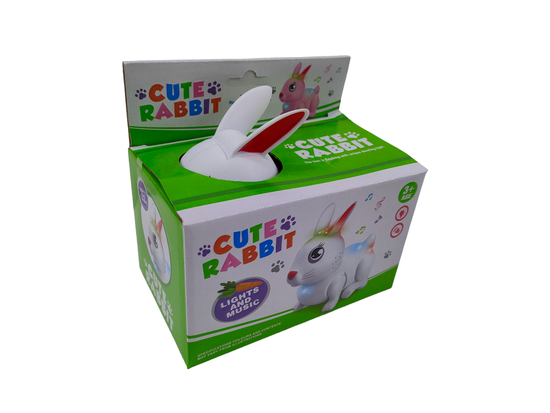 Интерактивная музыкальный игрушка " Кролик "  с подсветкой