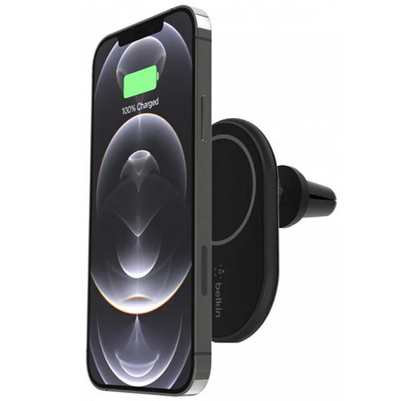 Беспроводное зарядное автомобильное устройство Belkin Car Mount Charging Qi (WIC004btBK-NC), черный