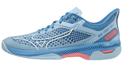 Женские теннисные кроссовки Mizuno Wave Exceed Tour 5 AC - dutch cana/white/tea rose