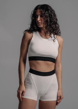 Бельевой комплект молочный: шорты+ топ