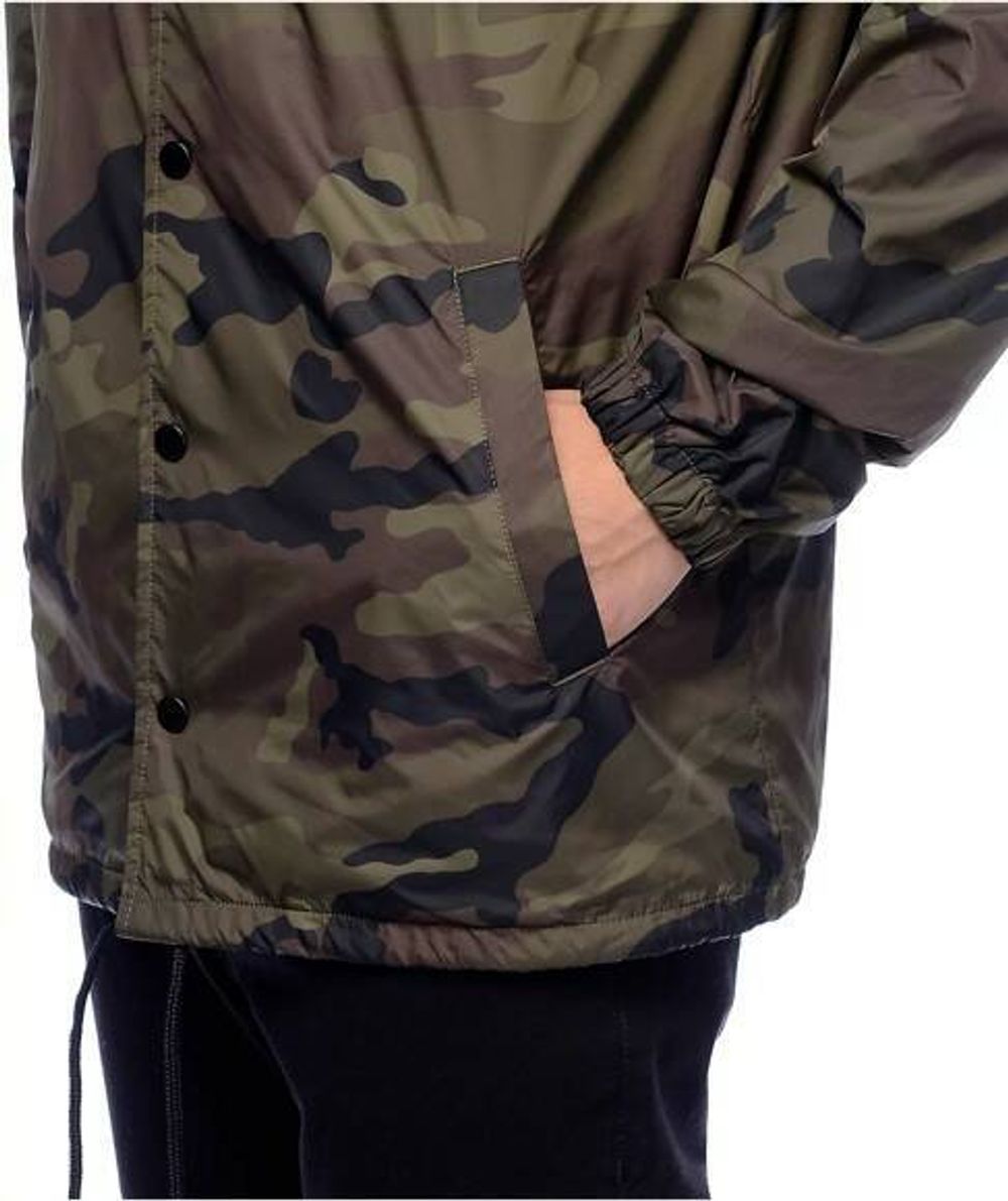 Nike sb camo coach jacket hot sale