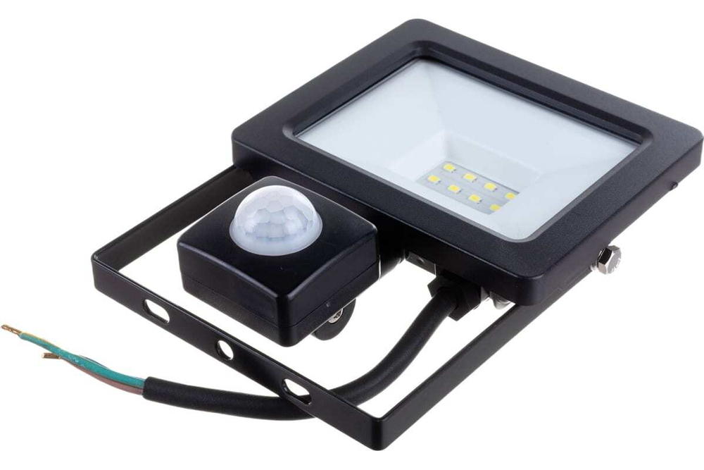Прожектор LED с датчиком движения SFL80-20 IP65 20W 6400K черный SAFFIT