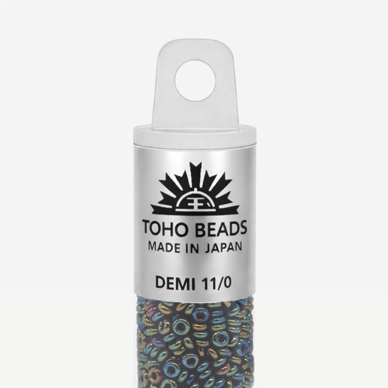 Японский бисер TOHO Demi 11/0 (№84), металлизированный, непрозрачный глянцевый