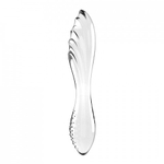 Стеклянный фаллоимитатор Satisfyer Dazzling Crystal (18,2×3,6 см) прозрачный