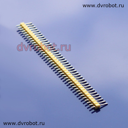 Контактная клемма 2.54мм/40p - желтая