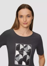 Футболка Slim Fit с принтом