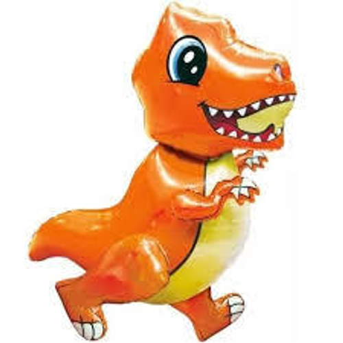 Шар ходячка динозавр 66*50СМ Красный. Е90