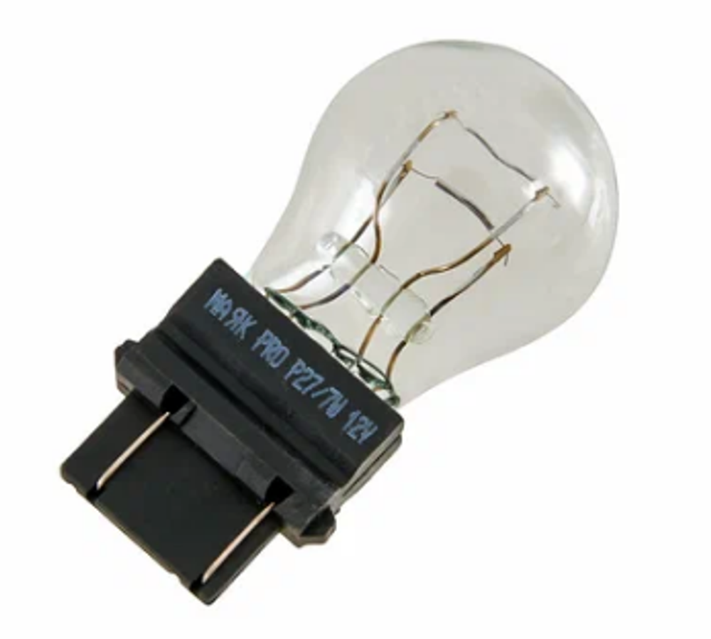 Автолампа  W 12-W27/7W (цок пластик) 2конт (W2.5x16d) америк машины Маяк ORIGINAL PRO OEM #01157/10
