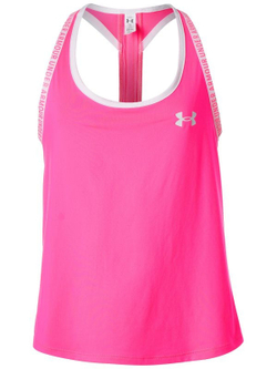 Футболка для девочки теннисная Under Armour Knockout Tank - Розовый