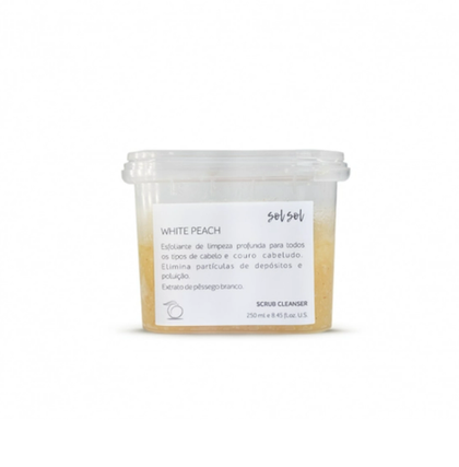 Sol Sol White Peach Скраб очищающий с экстрактом белого персика