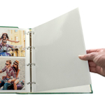 ZEP MD233B 27x32 см+ 5 магнитных листов Madrid (корич.) папка с 4 кольцами и магнитными листами