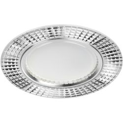 Светильник встраиваемый алюминиевый ЭРА KL32 AL/SL/1 под лампу MR16 GU5.3 белый | Алюминиевые встраиваемые светильники