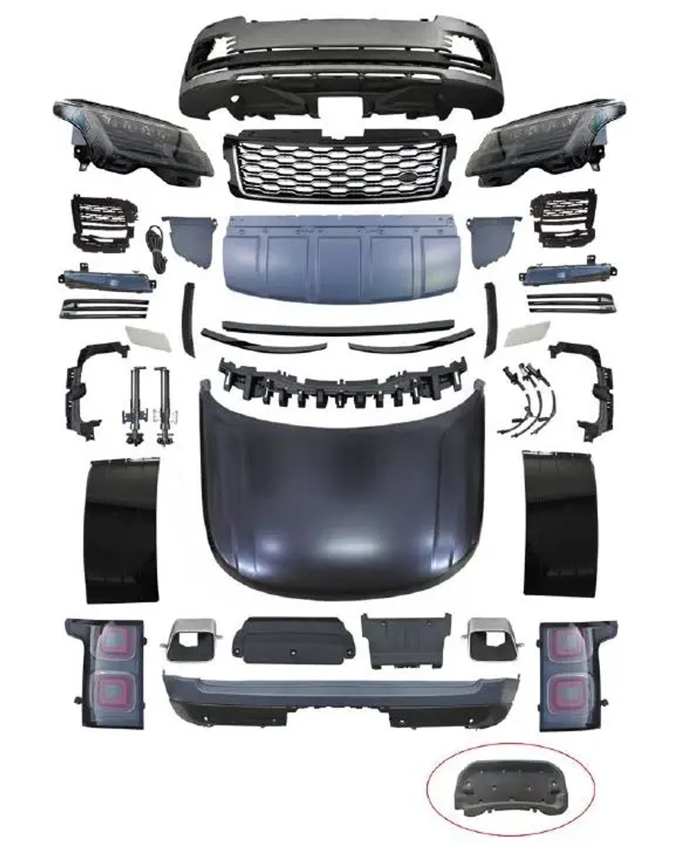 Обвес переделка для LAND ROVER RANGE ROVER VOGUE 2013 - 2017 в OEM 2020 Рестайлинг Рейндж Ровер