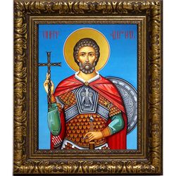 Вардан Мамиконян великомученик. Икона на холсте.