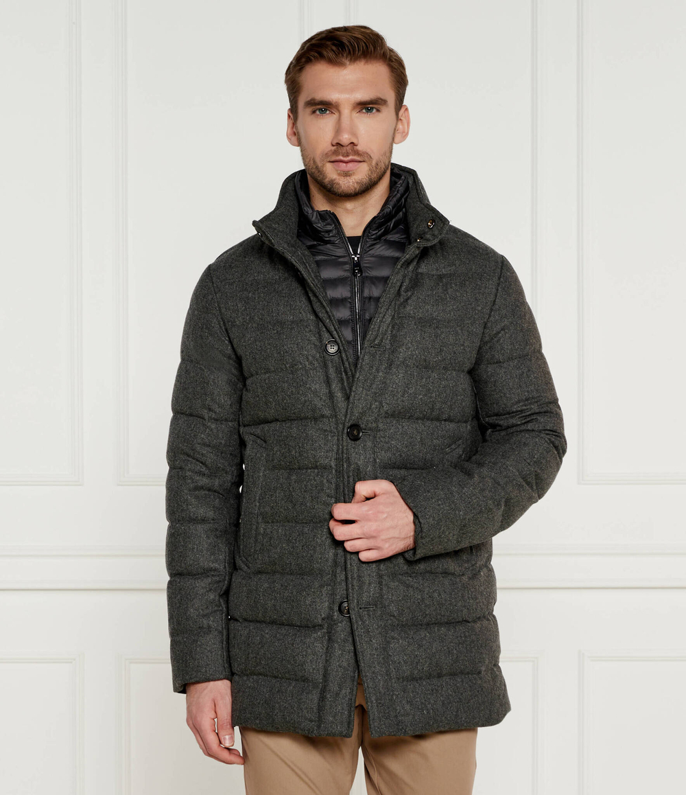 Шерстяное пальто GARRETT Hetrego - серый(8N515 F)