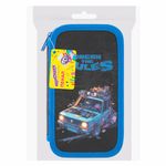 Пенал ЮНЛАНДИЯ, 2 отделения, картон с эффектом soft-touch, 19х11 см, "Rule breaker", 273498