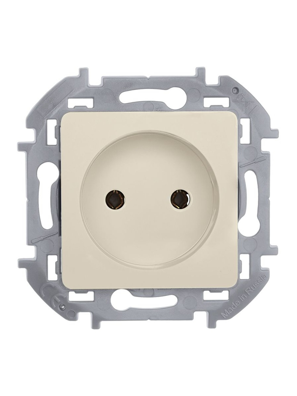 Розетка 1-м СП Inspiria 16А IP20 250В 2P механизм сл. кость IEK 673711