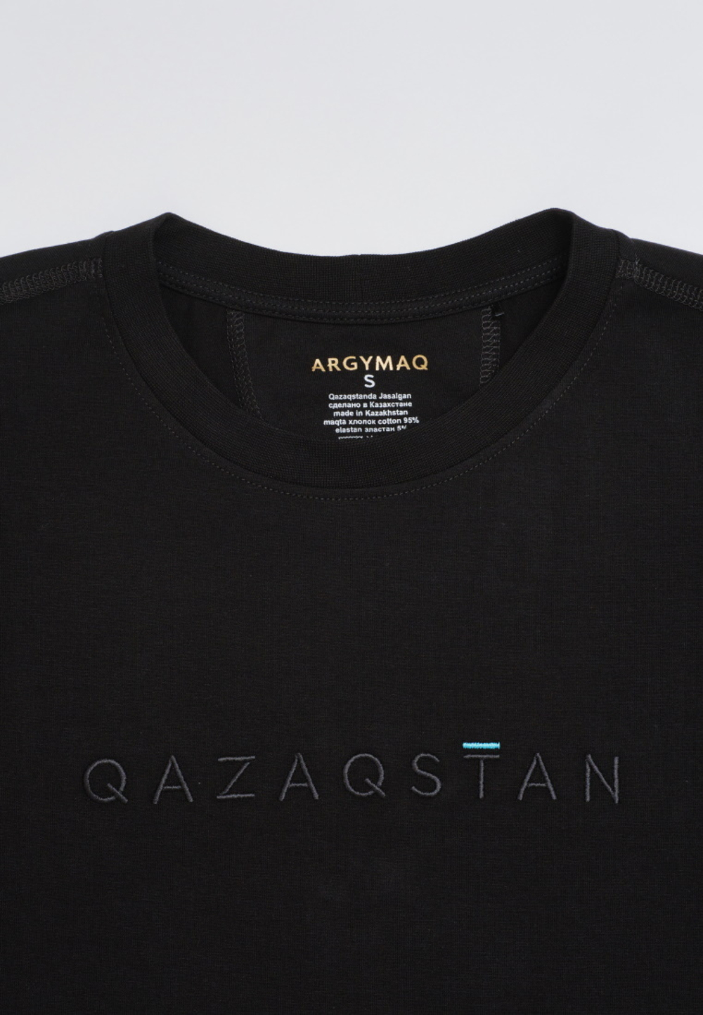Футболка QAZAQSTAN BLACK/BLACK (ONLY ONLINE)