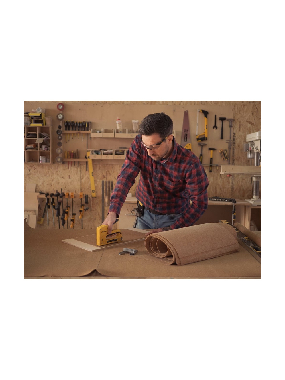 Профессиональный степлер 6 в 1 Inforce 06-14-07