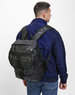 Рюкзак городской мужской Prival Грот 25л, тёмно-голубой камуфляж