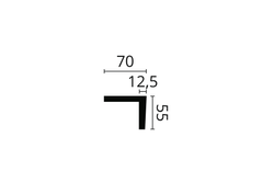 ПЛИНТУС ПОТОЛОЧНЫЙ WS2 WALLSTYL