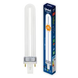 LED-PL-7W-4000K-G23-FR PLZ03WHЛампа светодиодная. Форма PL. матовая. Белый свет 4000K. Картон. ТМ Uniel
