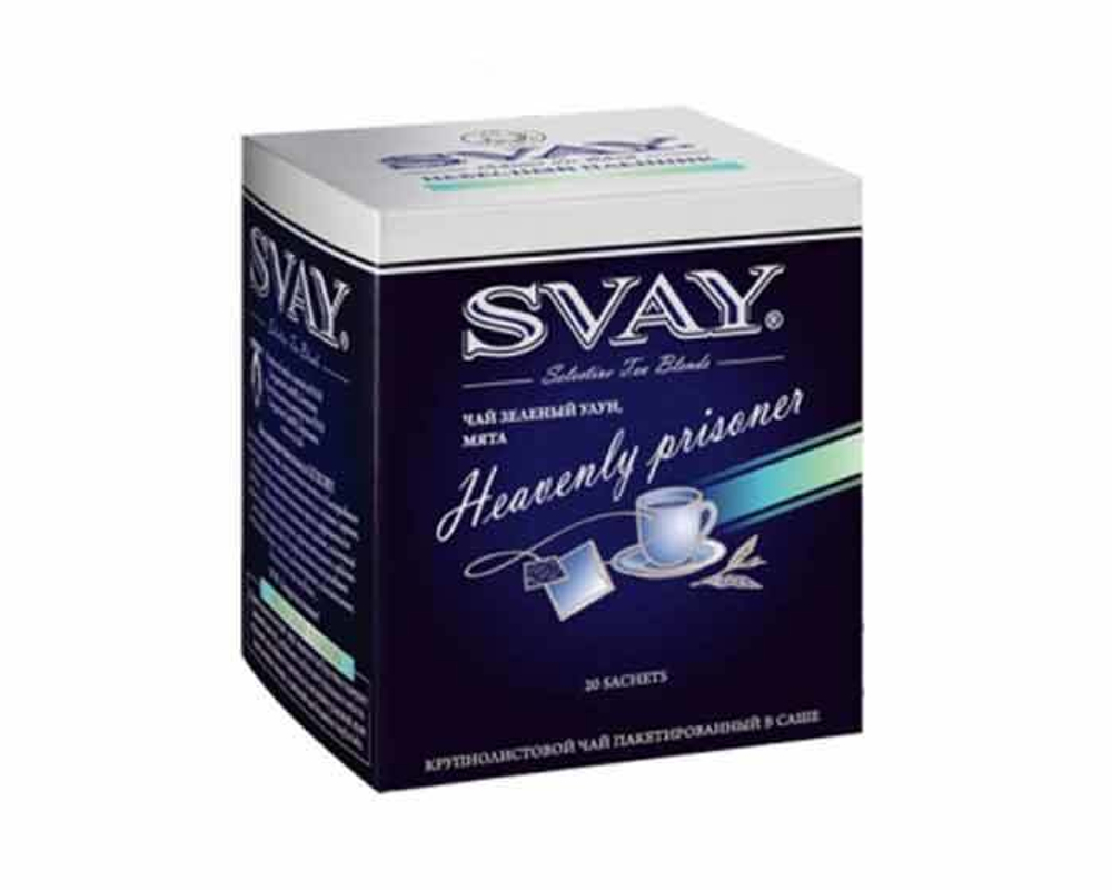 Чай зеленый улун, мята Svay Heavenly Prisoner, 20 пак/уп, 2 г