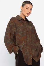 Блуза Тайна очарования (коричневая) Б14433-5М LT Collection