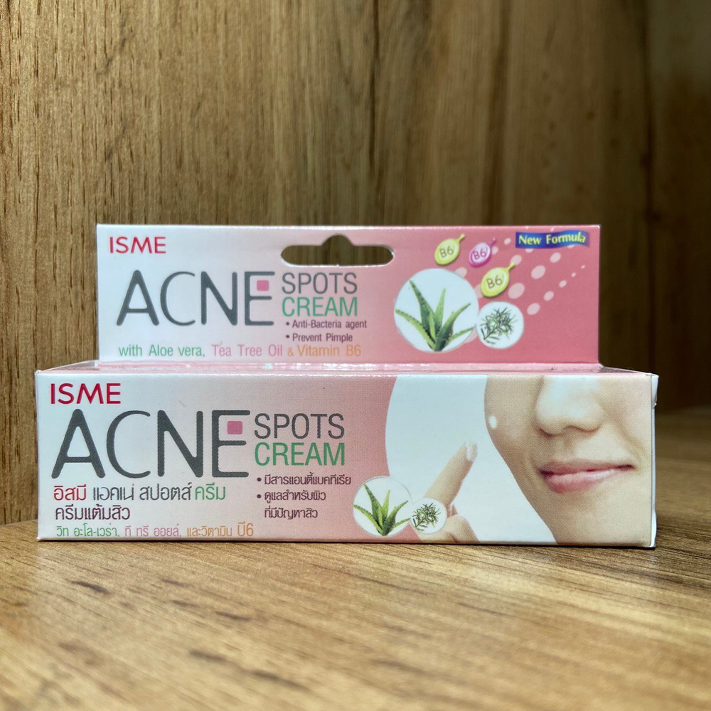 Крем для лица Isme от угрей и прыщей с Алое Вера Acne Spots Cream 10 г