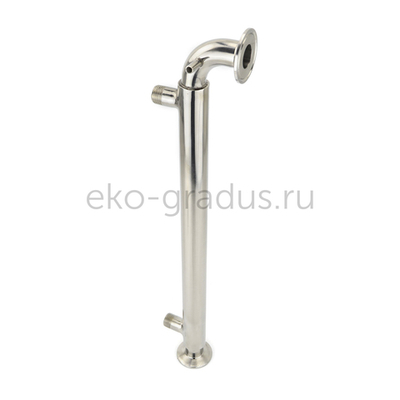 Холодильник рубашечный угловой, кламп 1,5 дюйма