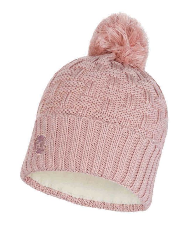 Шапка вязаная с флисом Buff Hat Knitted Polar Airon Blossom Pink Фото 1