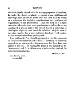 Number Theory and its History | Oystein Ore