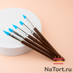 Кисти кондитерские силиконовые (набор 5 шт)