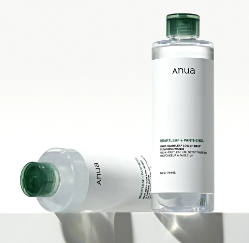 Anua HeartLeaf 87 Low PH Deep Cleansing Water очищающая вода для снятия макияжа с экстрактом хауттюйнии