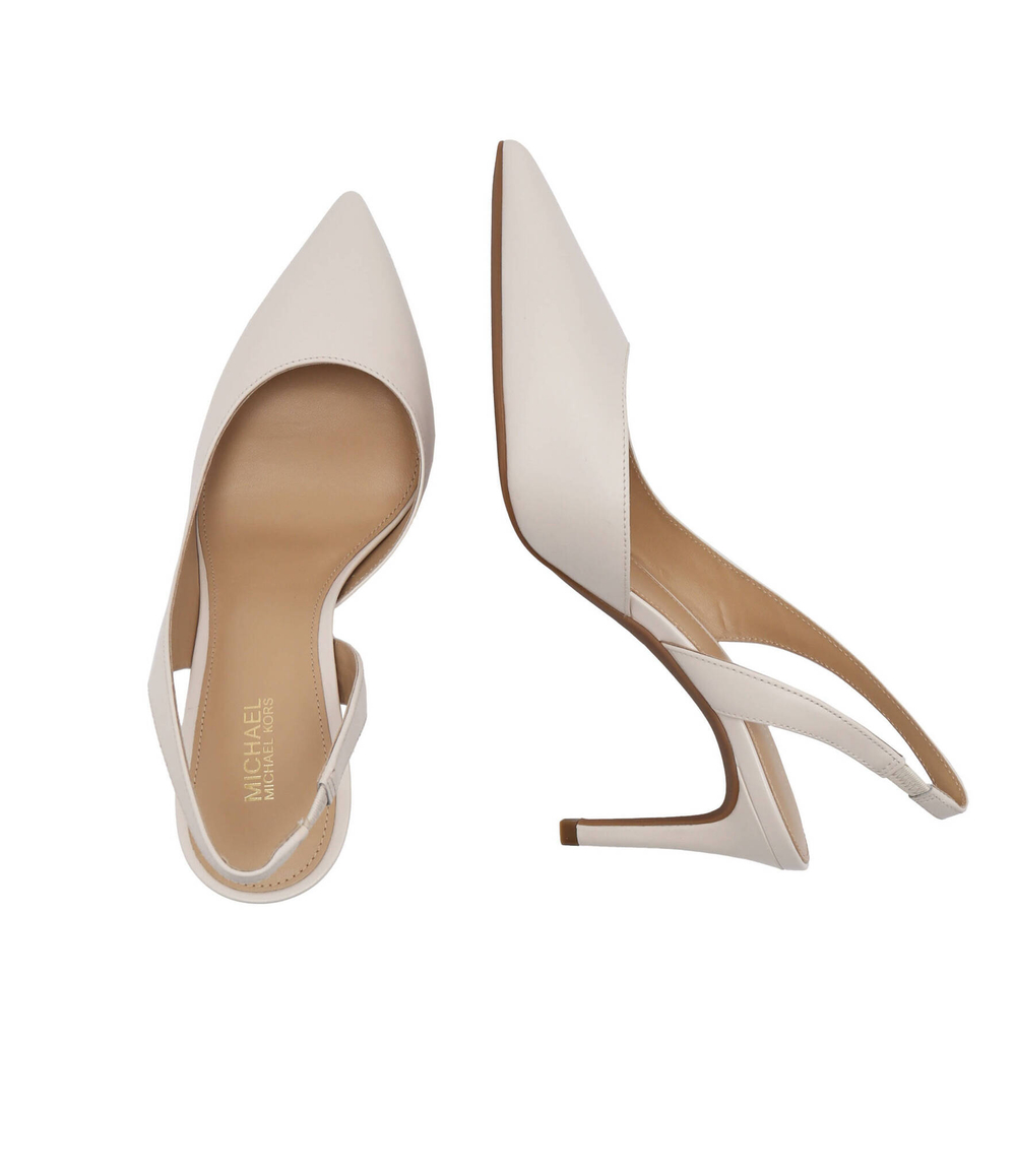 Кожаные туфли на шпильках alina flex Michael Kors - бежевый(40R4HNMP1L)