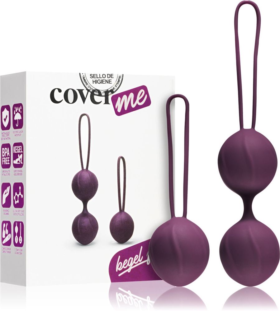 CoverMe Single Kegel balls 10 см + Duo Kegel balls 15,4 см Kegel Kit