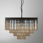 Citilux Мартин CL332242 Люстра хрустальная подвесная Шампань